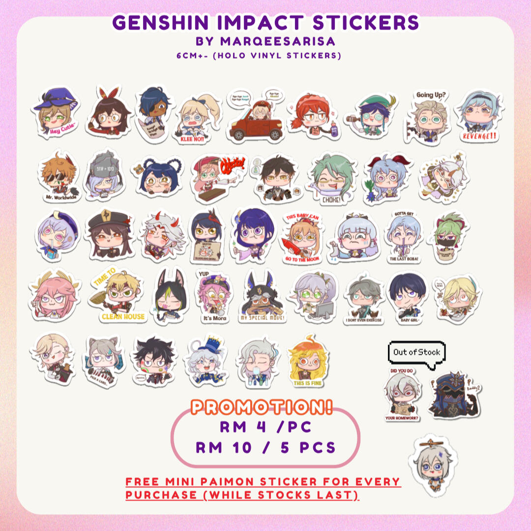 Genshin Stickers